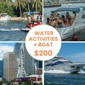 Water activities + Boat Ride